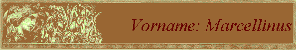 Vorname: Marcellinus