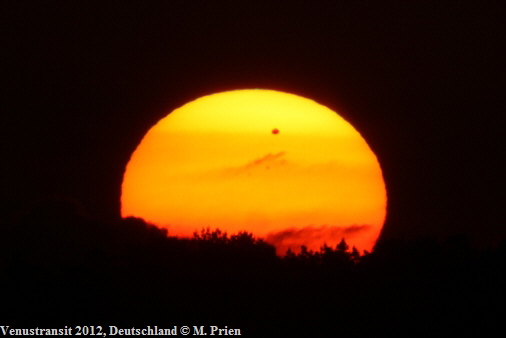 Venustransit 2012, Deutschland  M. Prien