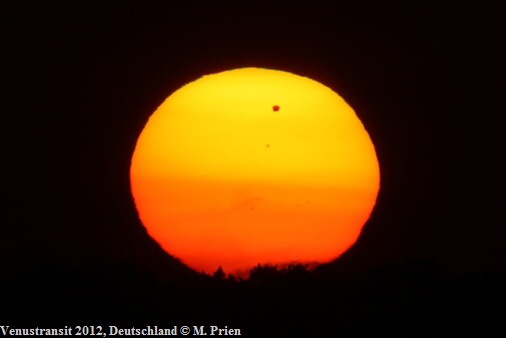 Venustransit 2012, Deutschland  M. Prien