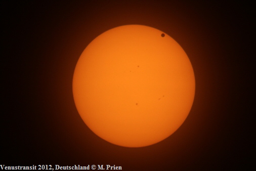 Venustransit 2012, Deutschland  M. Prien