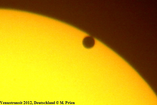 Venustransit 2012, Deutschland  M. Prien